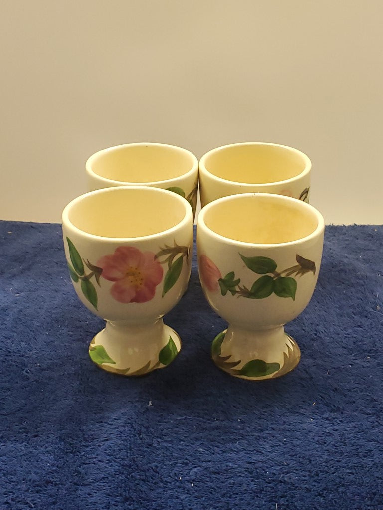 Set of 4 Franciscan Desert Rose Single Egg Cups LK
