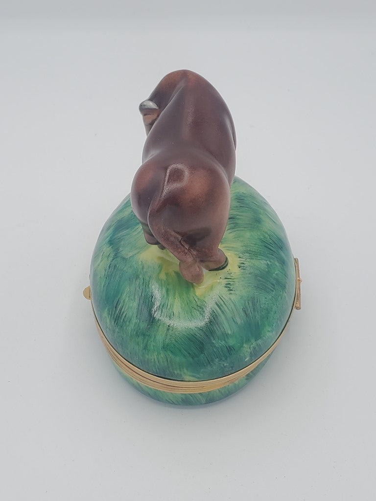 Chamart Limoges Hinged Box - Bison / Taurus