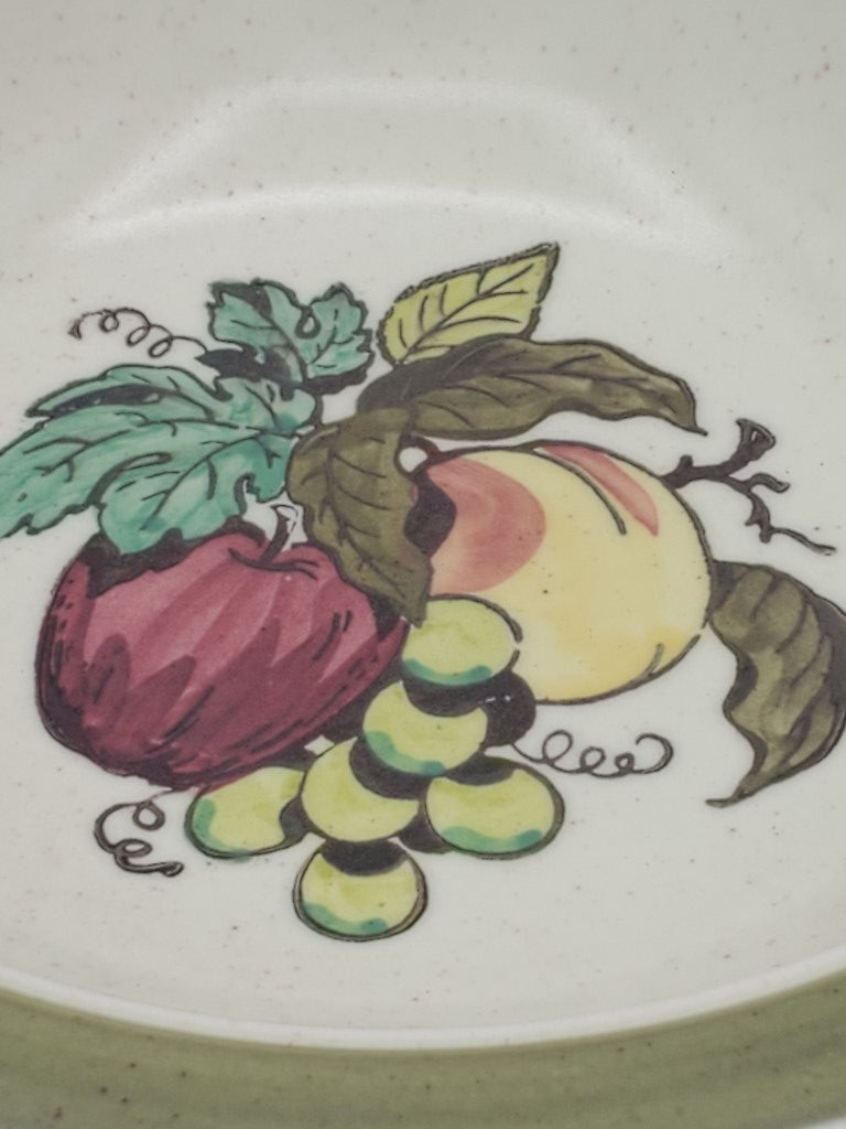 Metlox - Poppytrail - Vernon Provincial Fruit Green Round Vegetable Bowl LK