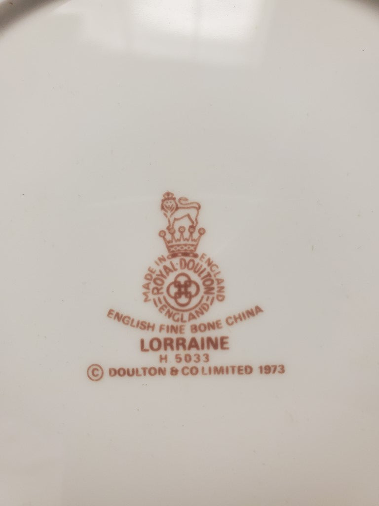 Set of 5 Royal Doulton Lorraine Bread & Butter Plates