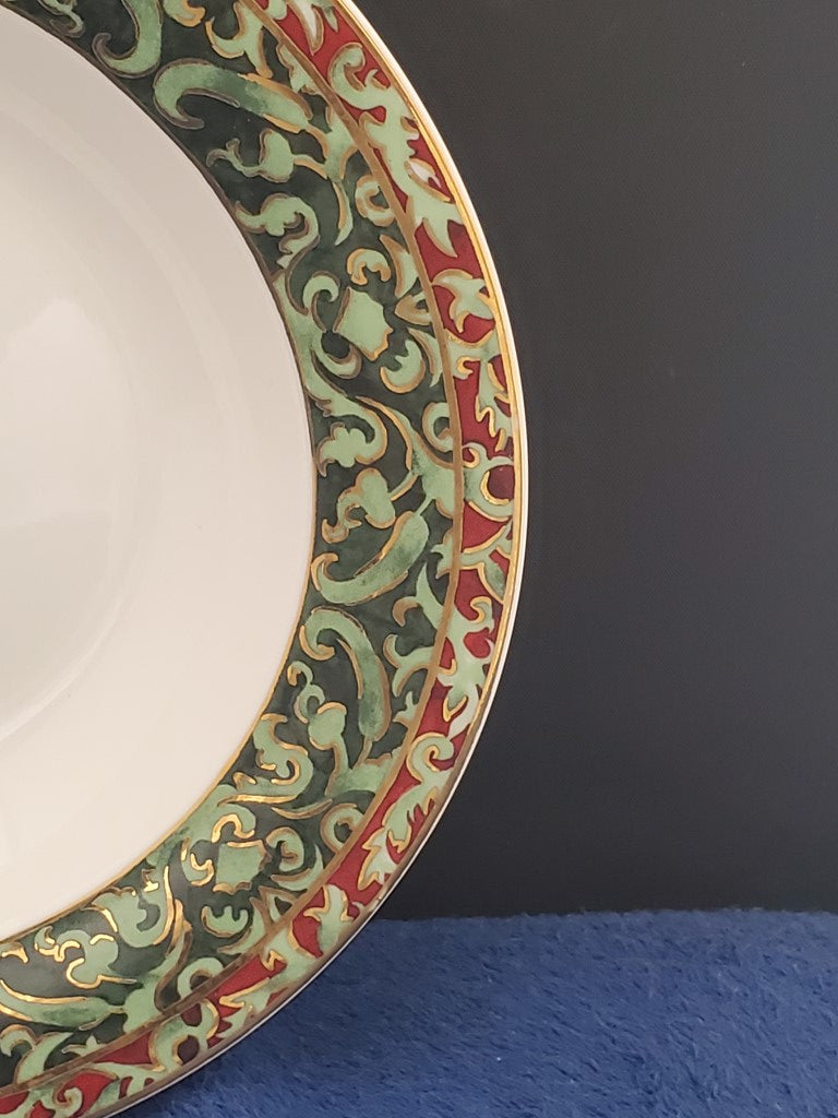 Set of 6 American Atelier Christmas Ornaments (5219) Rim Soup Bowls