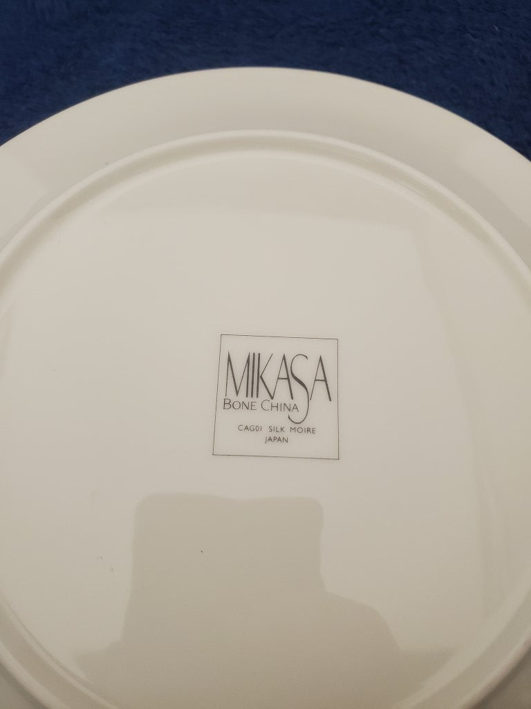 Set of 5 Mikasa Silk Moire Bread & Butter Plates LK