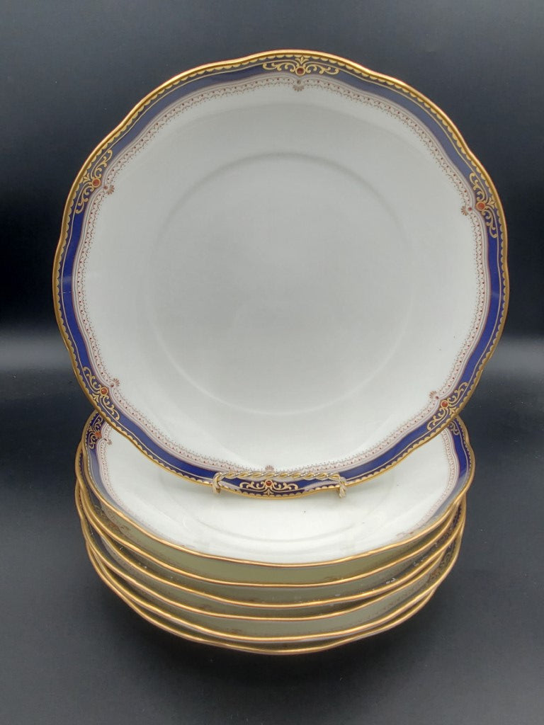 Set of 7 Noritake Lady Eve Soup Bowls LK
