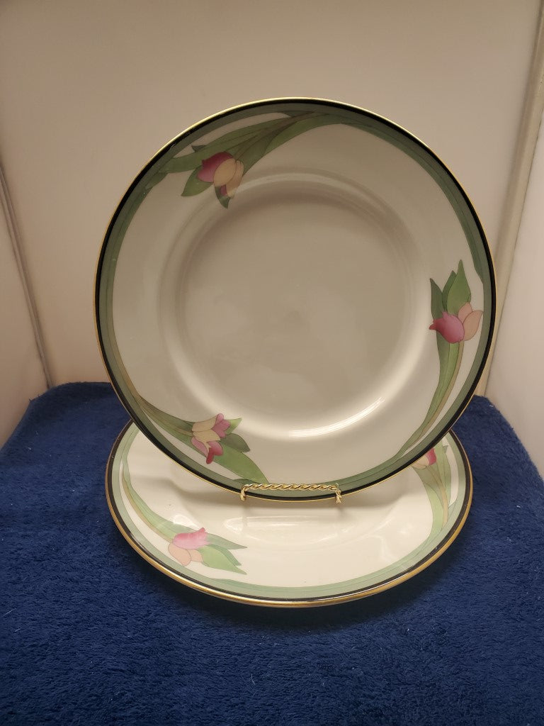 Set of 2 Royal Doulton Awakening Dinner Plates