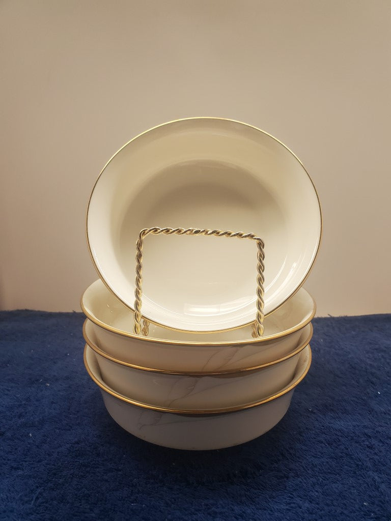 Set of 4 Noritake Golden Lily Fruit Bowls LK