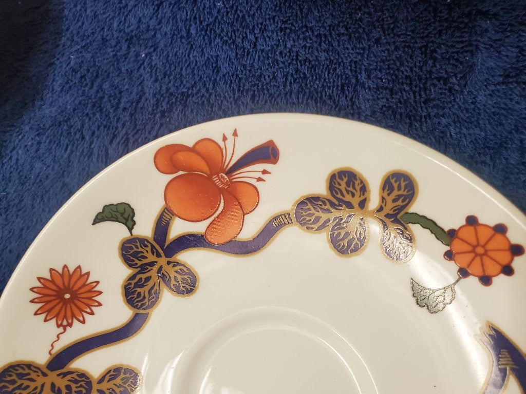 Set of 2 Royal Worcester Grainger Wreath Cup & Saucer Sets LK