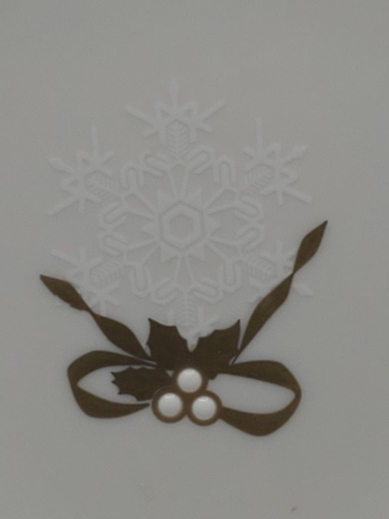 Set of 2 Noritake Golden Cove Holiday Accent Plates LK