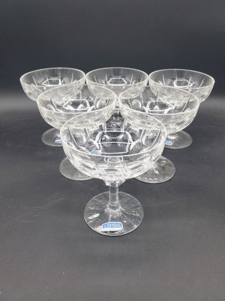 Set of 6 Gorham Althea Champagne/Tall Sherbets LK