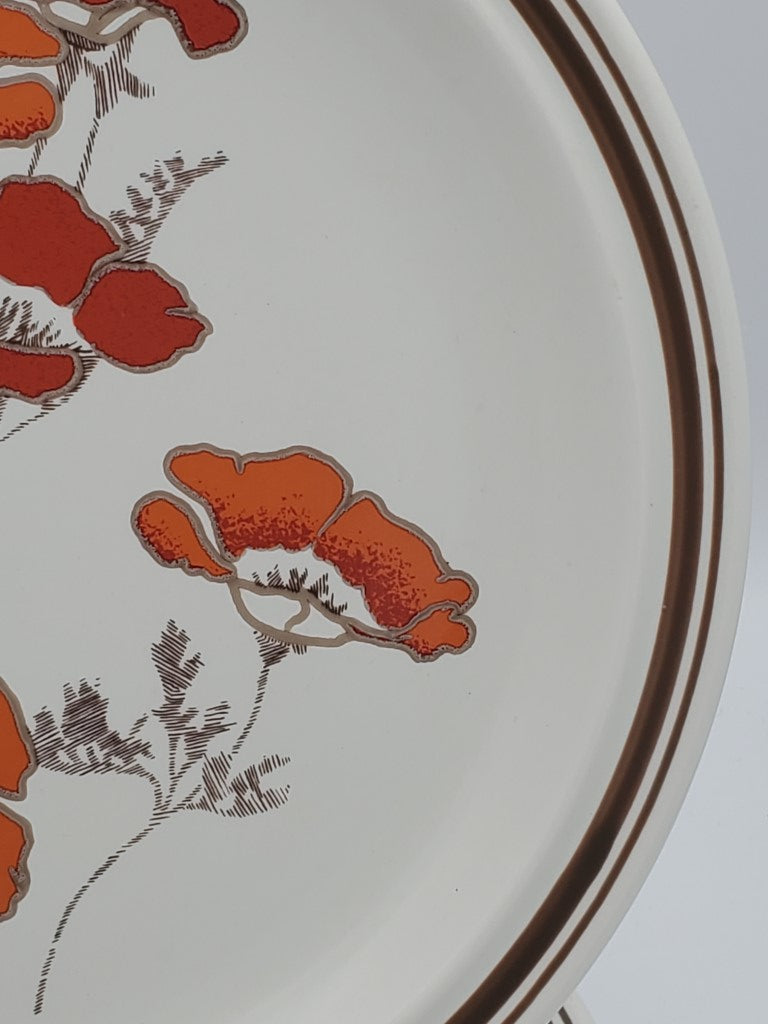 Set of 4 Royal Doulton Fieldflower Dinner Plates LK