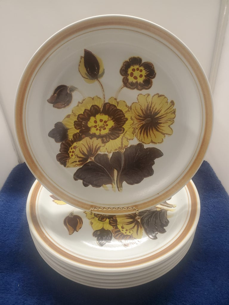 Set of 7 Royal Doulton Forest Glen Dinner Plates LK