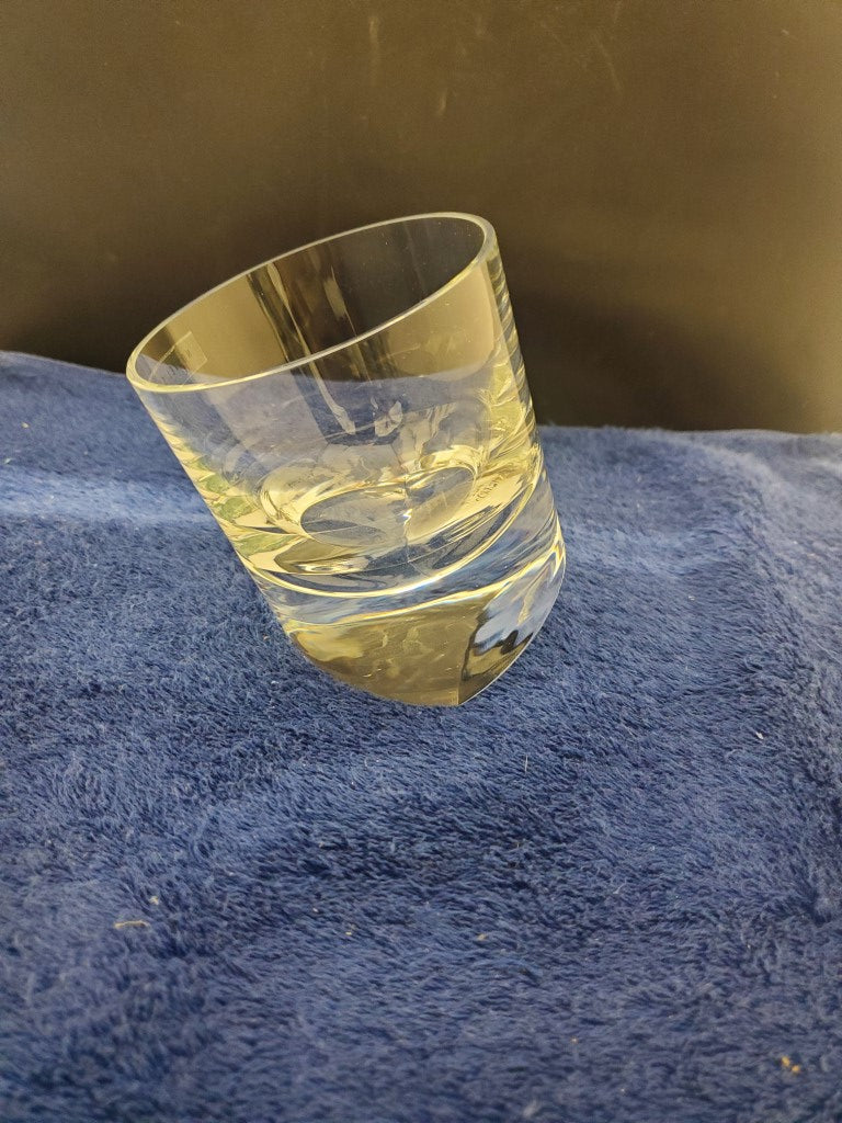 Nouvel Studios Multi-Color Rocks Facet Set of Four Glasses