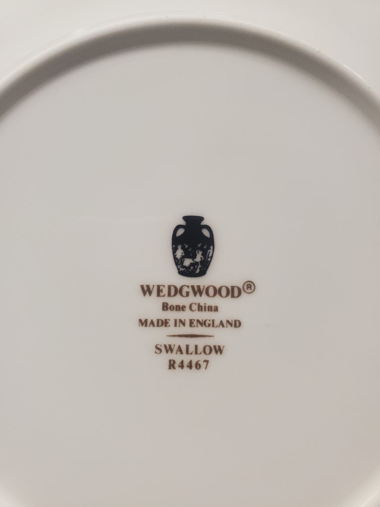 Set of 5 Wedgwood Swallow Bread & Butter Plates