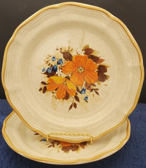 Set of 2 Mikasa Flowerfest Salad Plates LK