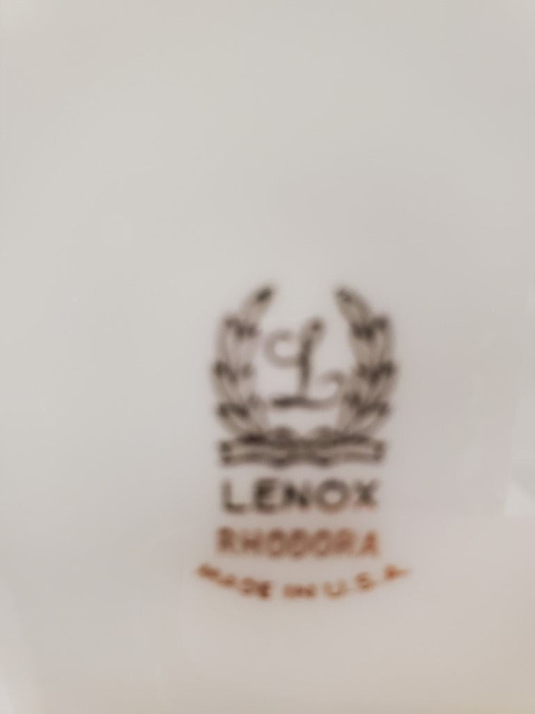 Set of 5 Lenox Rhodora Dinner Plates LK