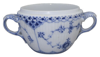 Royal Copenhagen Blue Fluted Half Lace Sugar Bowl (No Lid) 605