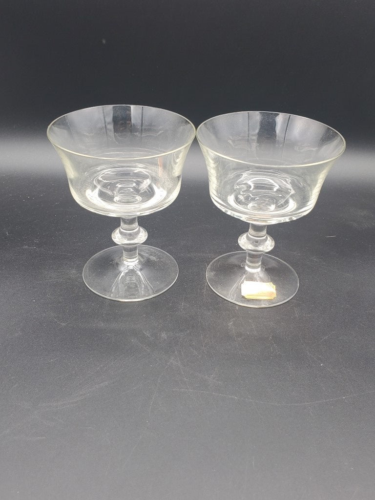 Set of 2 Gorham Elegence Champagne/Tall Sherbets LK