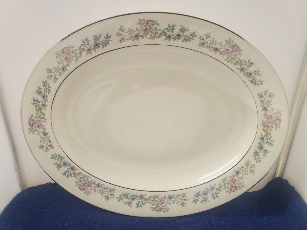 Minton Summer Song 13" Oval Serving Platter LK
