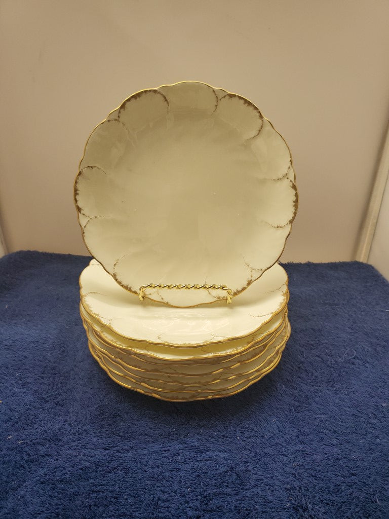 Set of 8 Mikasa Simply Gold Bread & Butter Plates LK