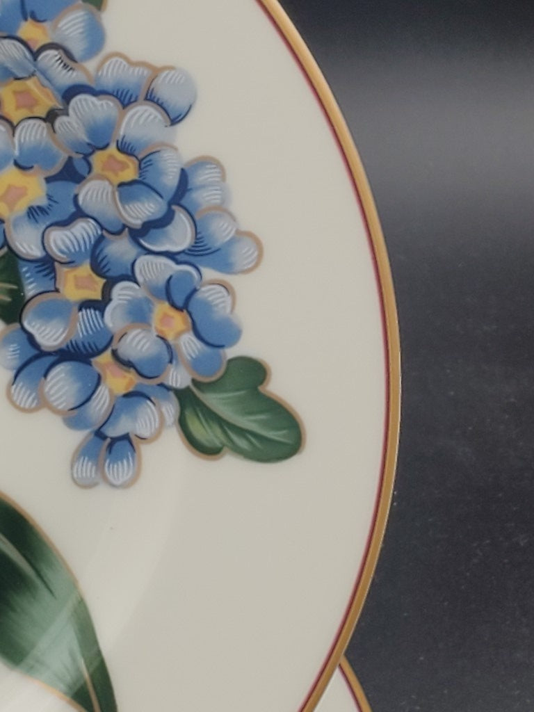 Set of 3 Fitz & Floyd Bariolage des Fleurs Salad Plates LK