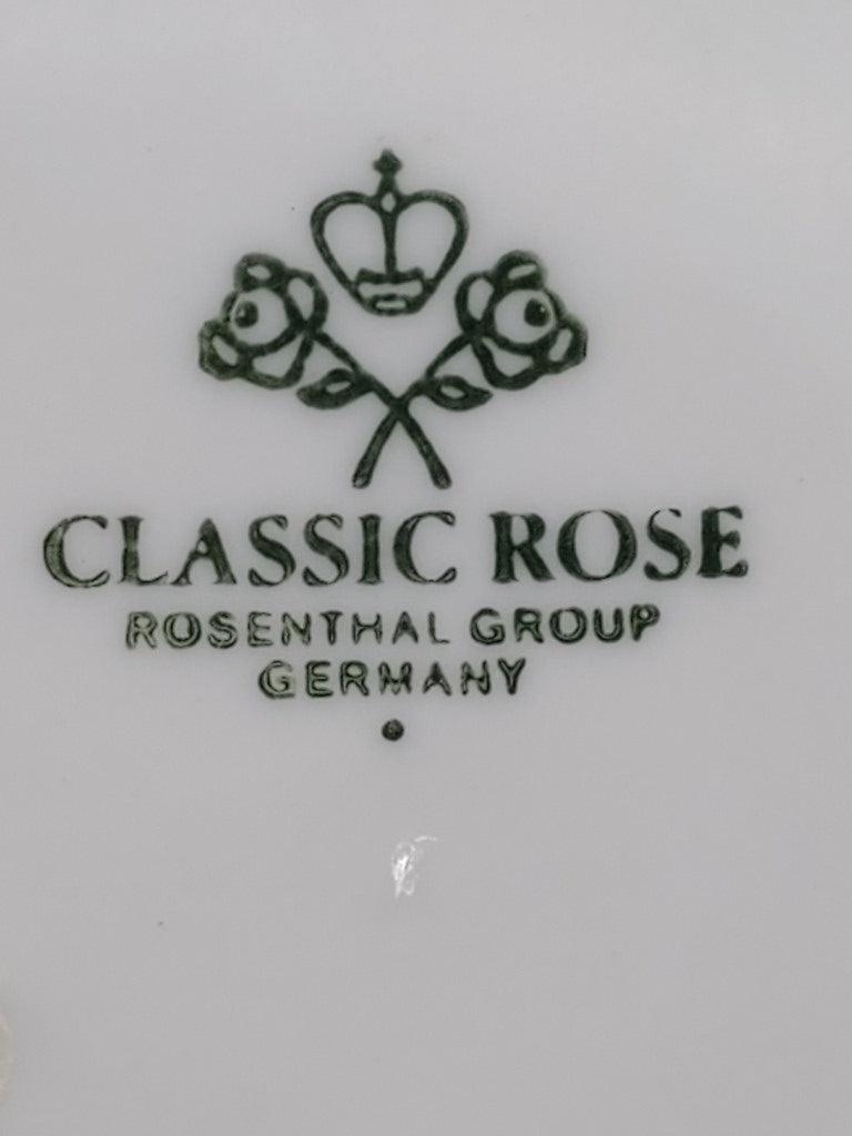 Set of 5 Rosenthal Moss Rose (Sans Souci - White) Bread & Butter Plates LK