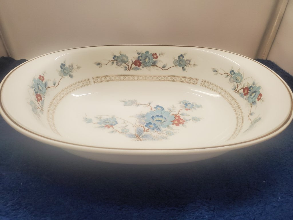 Noritake Bleufleur Oval Vegetable Bowl LK