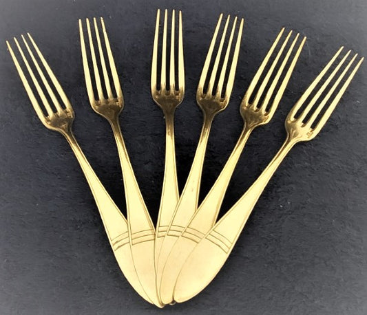 Set of 6 Christofle Orfevrerie Forks