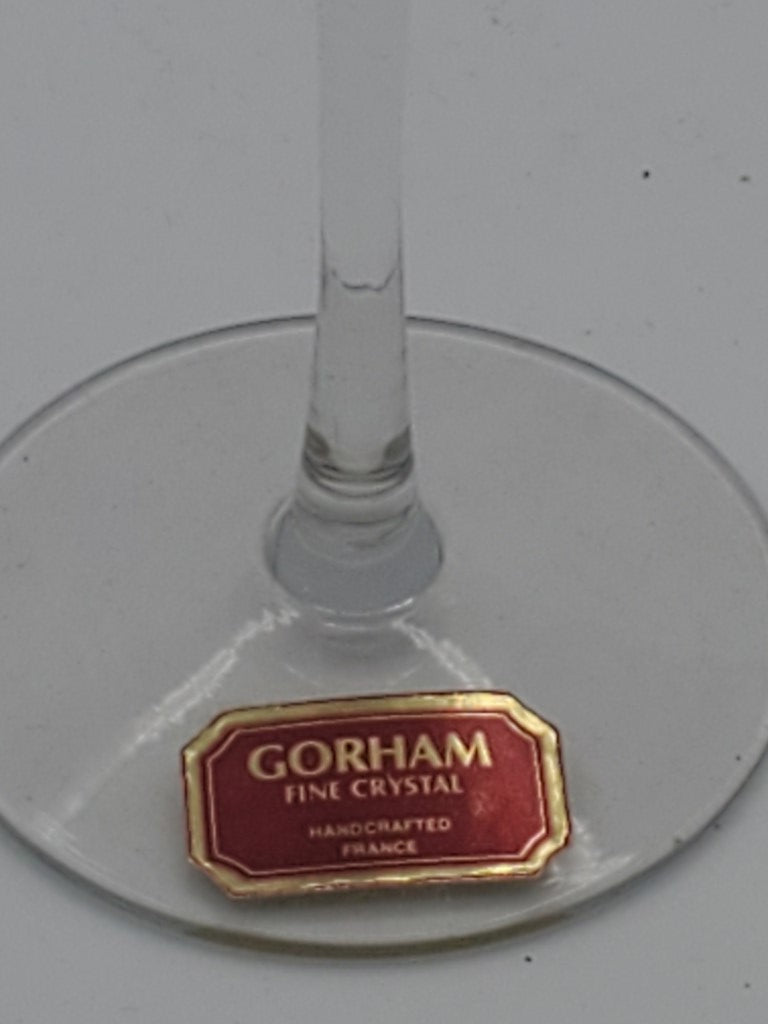 Gorham Crystal Pastelle Orchid Champagne Flute LK