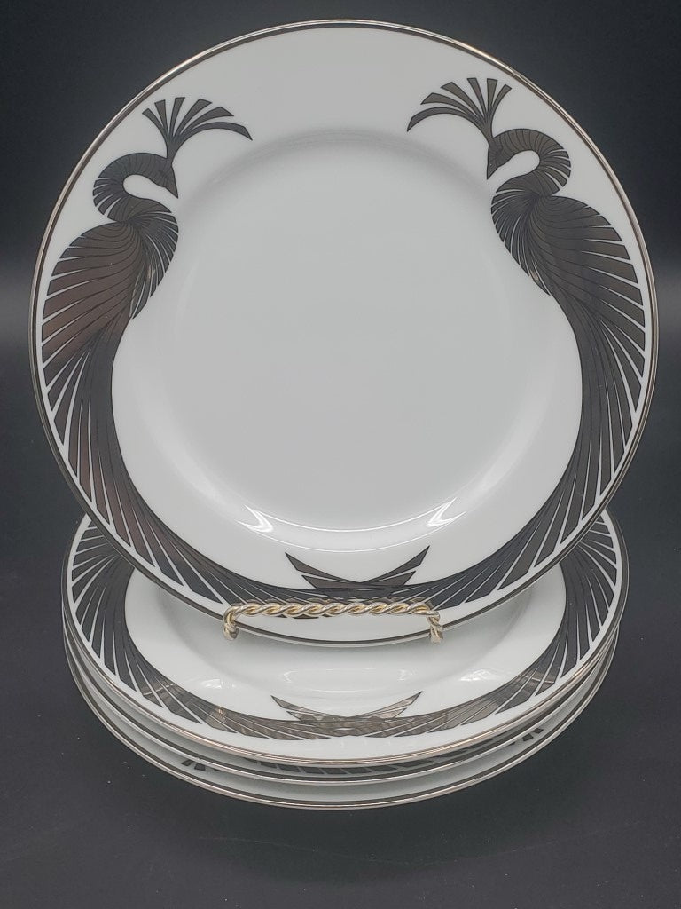 Set of 4 Fitz & Floyd Phoenix Rising Salad Plates LK