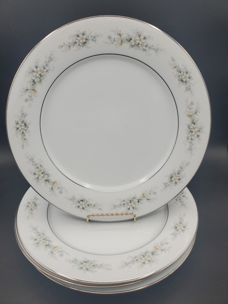 Set of 4 Noritake Melissa Dinner Plates LK