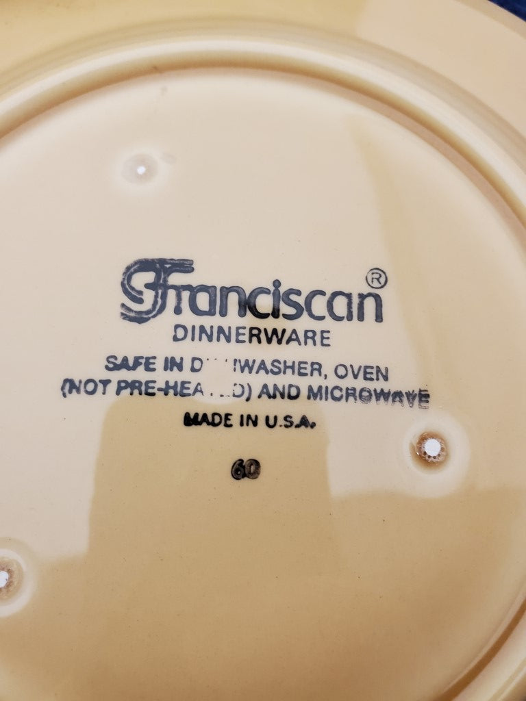 Set of 5 Franciscan Cafe Royal Salad Plates LK