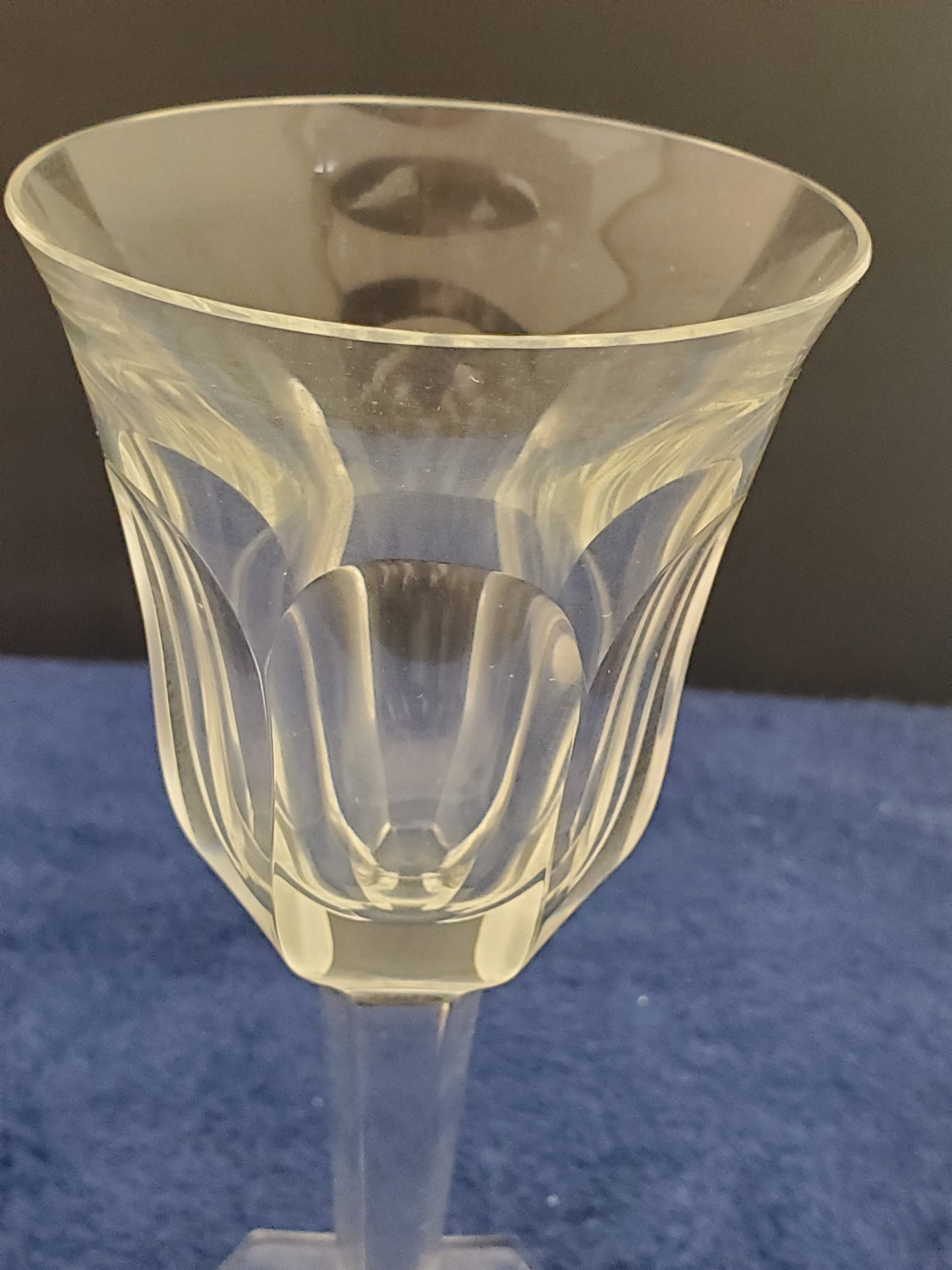 Set of 4 Moser Pope Cordial Glasses