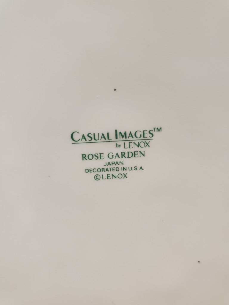 Set of 4 Lenox Rose Garden Dinner Plates LK