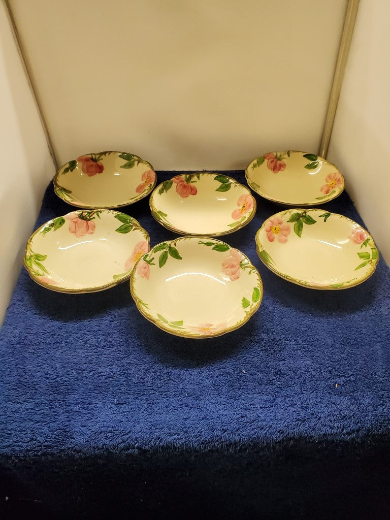 Set of 8 Franciscan Desert Rose (USA) Fruit Bowls