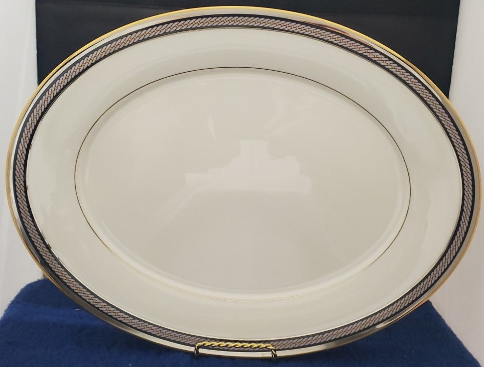 Noritake King's Guard 15" Oval Serving Platter LK –