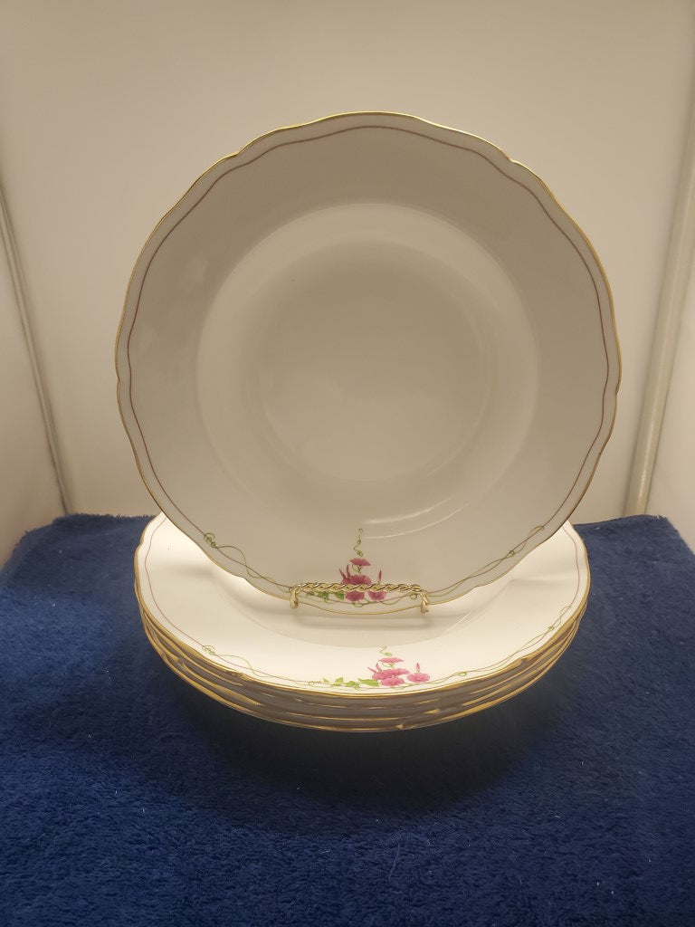 Set of 5 Spode Rosetti Rim Soup Bowls LK