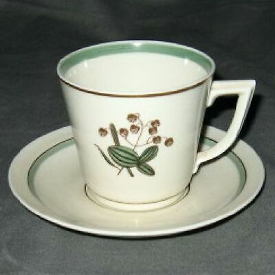 Set of 4 Royal Copenhagen Quaking Grass Cup & Saucer Sets