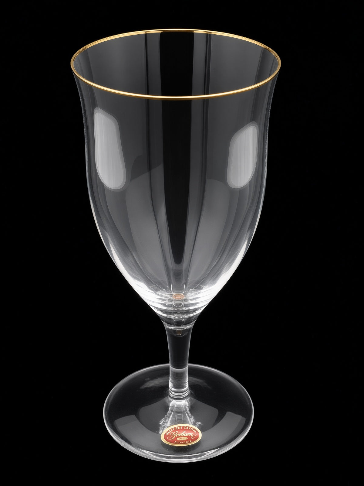 Set of 3 Gorham Laurin Gold Iced Tea Goblets LK