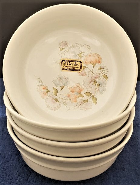 Set of 4 Denby Dauphine Cereal Bowls LK