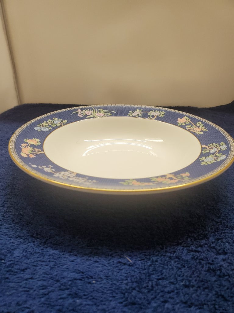 Wedgwood Blue Siam Rim Soup Bowl LK