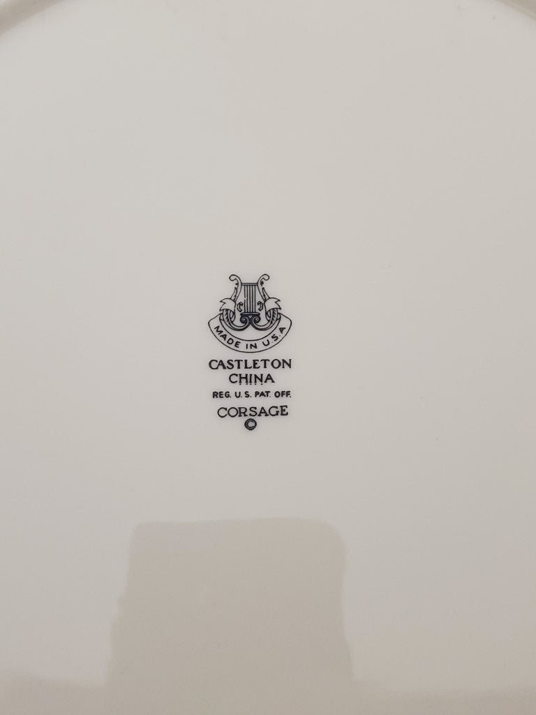 Set of 7 Castleton Corsage Bread & Butter Plates LK