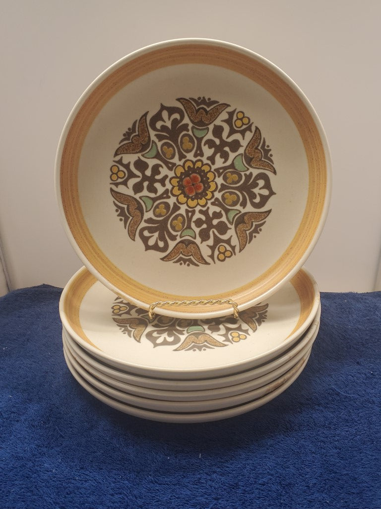 Set of 6 Denby Canterbury Salad Plates LK