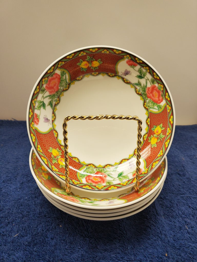 Set of 4 Mikasa Imperial Palace Coupe Soup Bowls LK