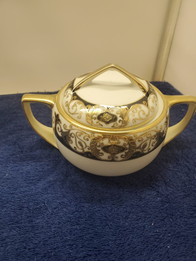 Noritake 20056 Creamer & Sugar Bowl with Lid LK