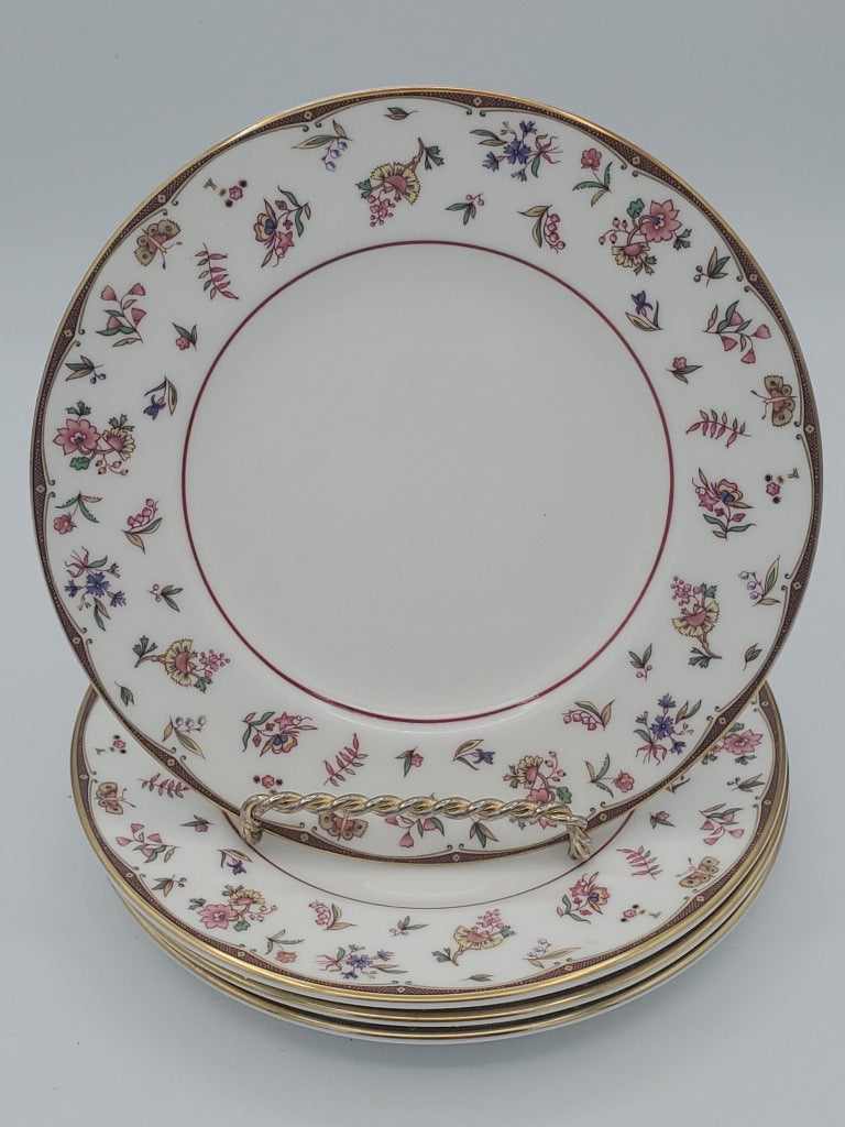 Set of 4 Wedgwood Rouen Salad Plates LK