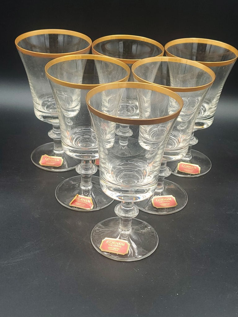 Set of 6 Gorham Grandee Wine Glasses LK