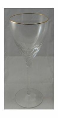 Set of 2 Lenox Encore - Gold Rim Water Goblets (Imperfect)