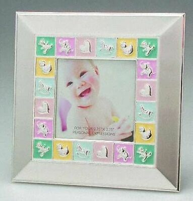 Gorham Peek-A-Boo Silverplated 2 3/4" x 2 3/4" Frame