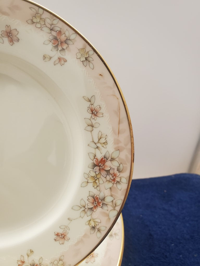 Set of 8 Noritake Parkhill Salad Plates LK