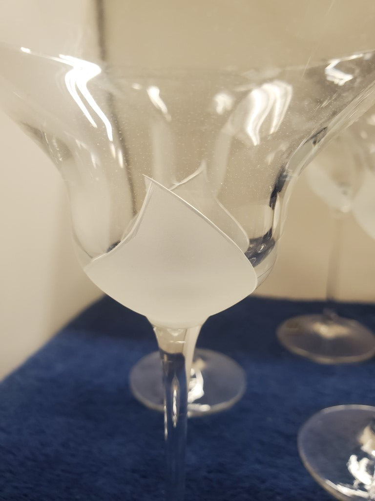 Set of 6 Mikasa Fiore Champagne/Tall Sherbets LK