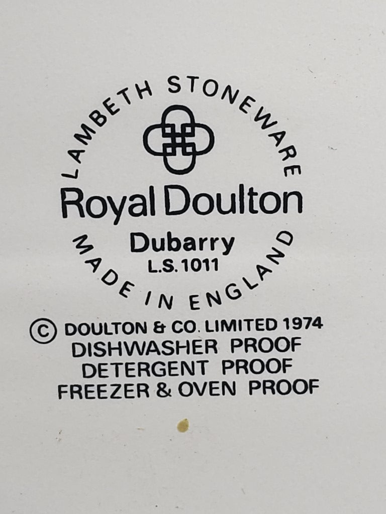 Royal Doulton Dubarry 10" Oval Vegetable Bowl LK